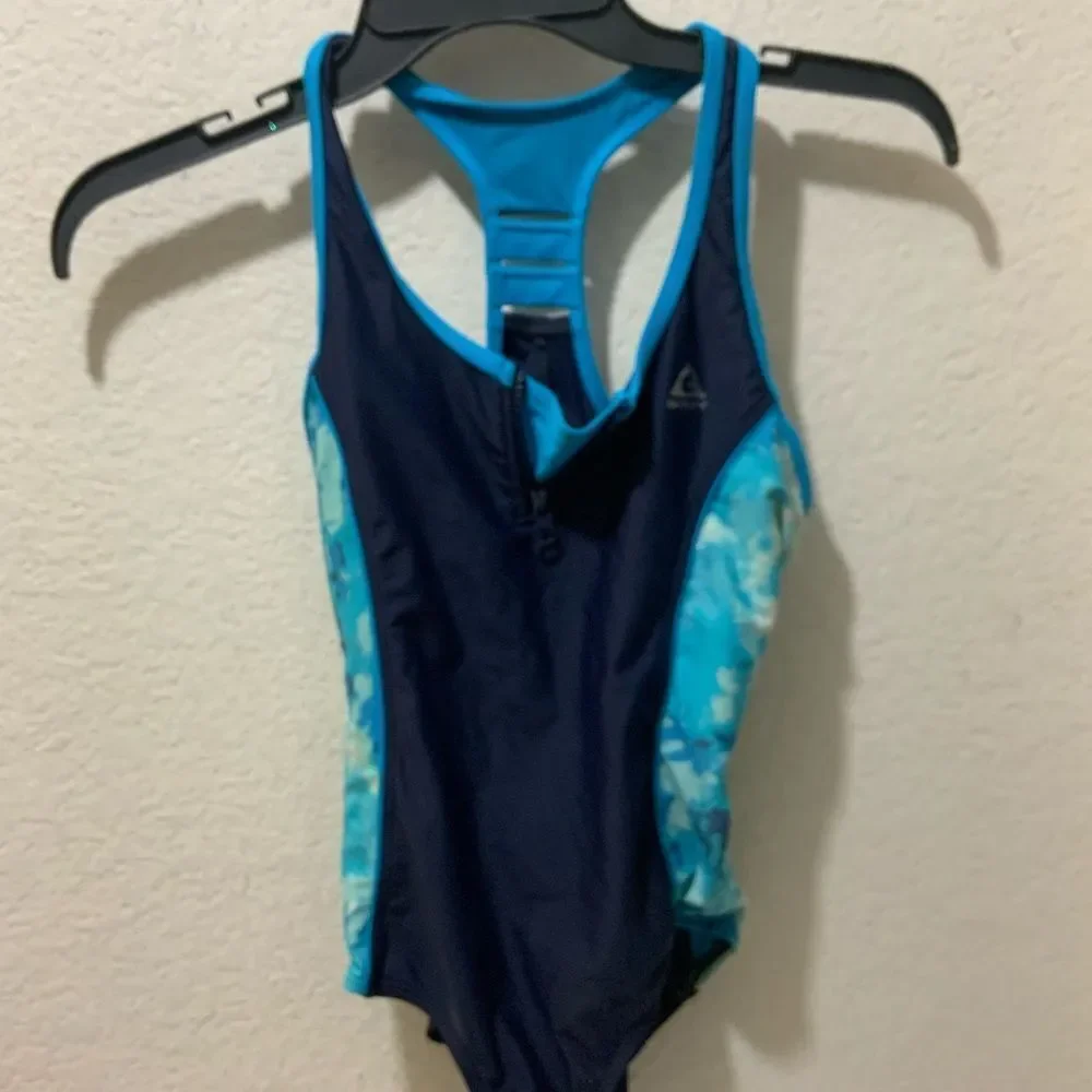 Gerry Girl's Blue one piece Swimsuit 12